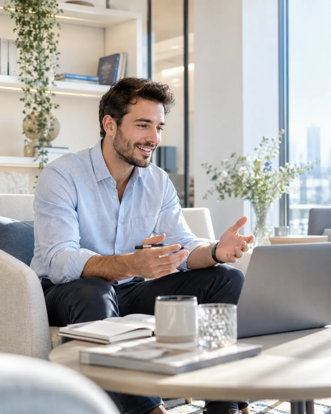 Taxvrij specialist in gesprek met een klant
