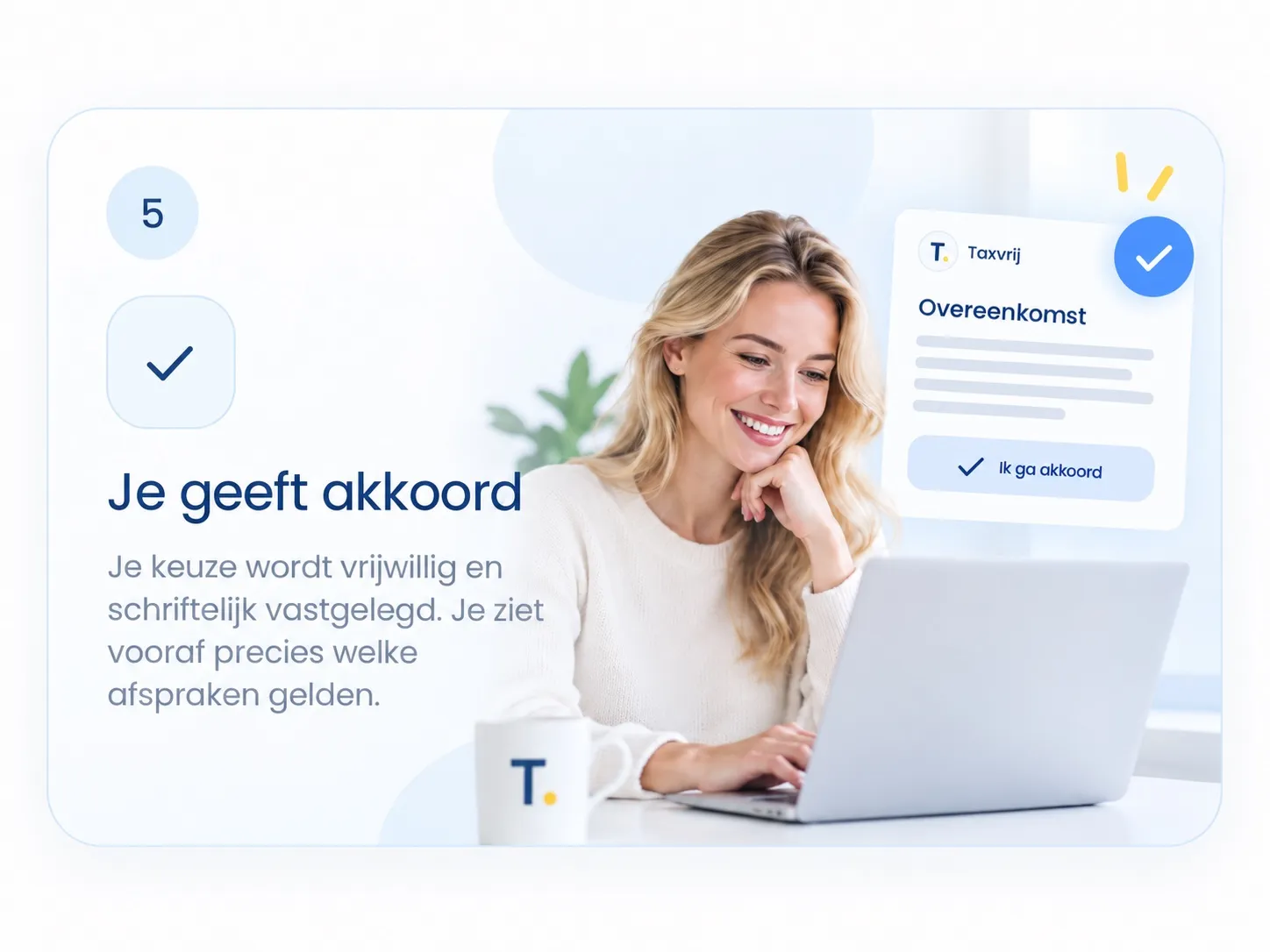 Stap 5: Je geeft akkoord