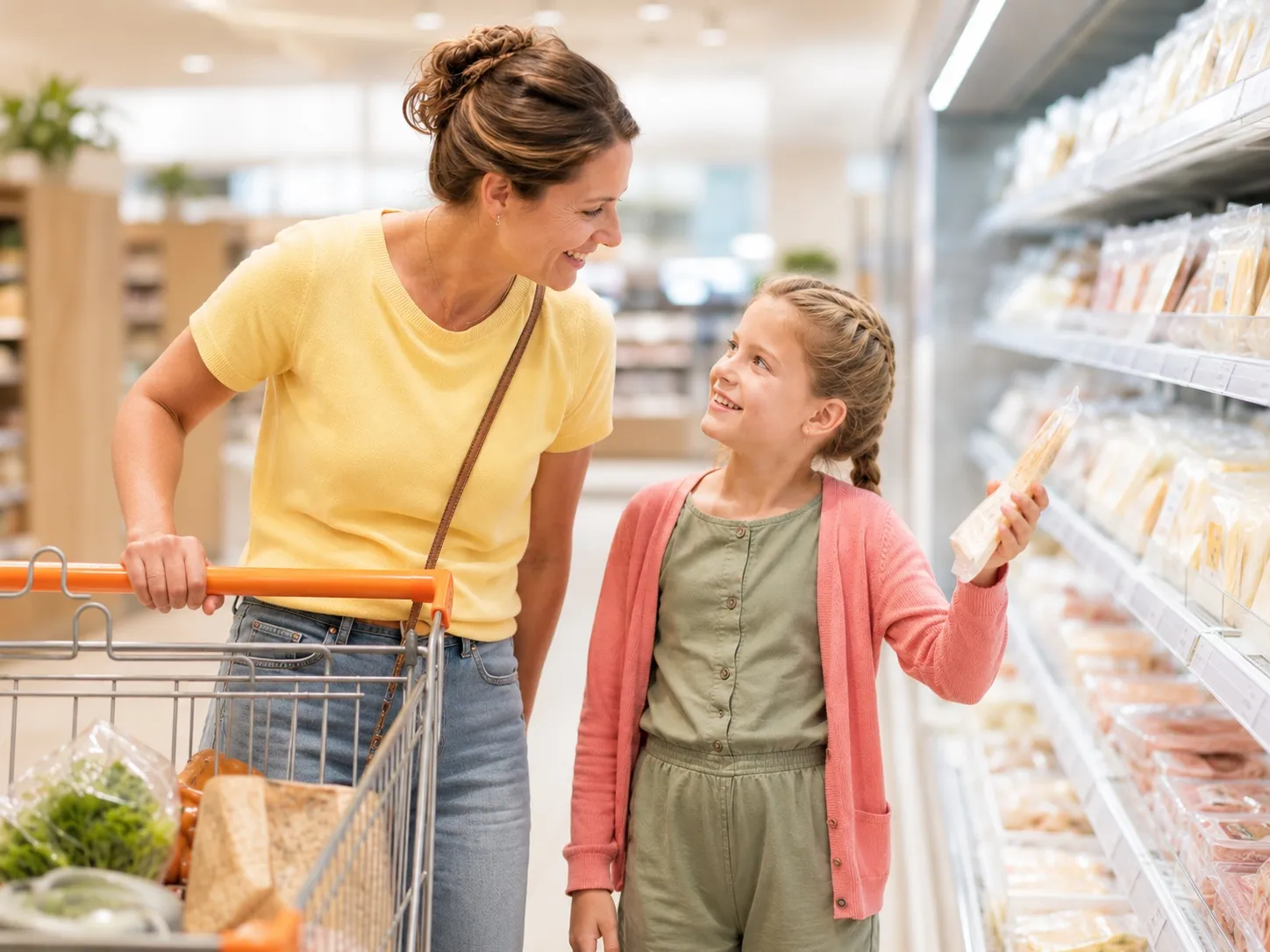 Andere supermarktscène