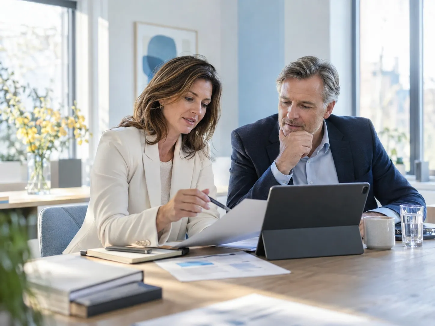 Adviseur en werkgever bespreken Taxvrij